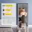 Magnetic Screen Curtain Door Fly Bug Fiberglass Mesh Door Net Screen Carousel 4