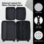 2PCS Luggage Suitcase Trolley Carousel 6