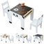 Kids Table and Chair Set Children Activity Toy Storage Study Desk Carousel 14