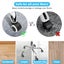 5pcs Replacement Office Chair Casters for Hardwood and Carpet Floors Carousel 4