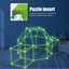 87pcs Luminous Castles Play Tent Rocket Tower Children DIY Building Blocks Kit Carousel 6