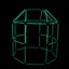 87pcs Luminous Castles Play Tent Rocket Tower Children DIY Building Blocks Kit Carousel 8