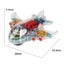Transparent Electric Gear Airplane Toy for Boys and Girls Age 3 and Up (Red) Carousel 6