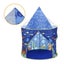 Kids Play Tent House Baby Crawl Tunnel Ball Pit with Basketball Hoop 3-In-1 Carousel 6