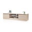 TV Stand Wooden 2 Doors Oak 160cm Carousel 4