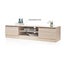 TV Stand Wooden 2 Doors Oak 160cm Carousel 9