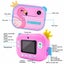 Instant Print Kids Digital Camera Zero Ink Print Photo Selfie Video Camera Carousel 7