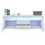 TV Stand Wooden RGB LED Cabinet White Carousel 6