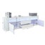 TV Stand Wooden RGB LED Cabinet White Carousel 3