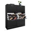 Wooden Shoe Cabinet Shoes Storage Rack Organiser Wooden Shelf Drawer 54 Pairs Carousel 11