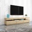 TV Stand Television Cabinet Entertainment Unit 1 Drawer 2 Doors Carousel 3