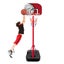 1.6m Kids Portable Basketball Hoop Stand System w/Adjustable Height Carousel 12