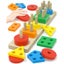 Montessori Toys for Age3+ Boys Girls,Wooden Sorting Stacking Toys for Todd Carousel 6