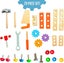 Wooden Tool Set for Kids, 29 Piece Construction Tool Set Toys for 4+ Carousel 5