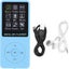 Mp3 Player, Mini Plug Card Video MP4 1.8 Inch Max Support 32GB (Blue) Carousel 5