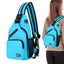 Crossbody Sling Backpacks Sling Bag for Men Women Hiking Daypack with Earphone H Carousel 3