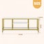 TV Stand Modern Console 3 Tier Carousel 8