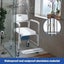 Aluminum Shower Toilet Commode Chair Bathroom Bedside Wheelchair Seat Carousel 9