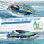 15+ MPH RC Boat LED Lights Fast RC Boat Toys Pool Lake Remote Control Speed Boat Carousel 5