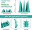 Bird Spikes 10 Pack Plastic Squirrel Raccoon Pigeon Cat Animal Deterrent Spikes Carousel 3