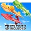 Dino Blasters Rocket Launcher for Kids Launch up to 100ft Birthday Gift Carousel 4