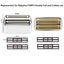 3 Pack Shaver Replacement Foil Cutter Carousel 8