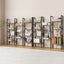 Bookshelf Display Tier Shelf CD DVD Photo Storage Media Rack Plant Ornament Hold Carousel 3