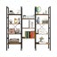 Bookshelf Display Tier Shelf CD DVD Photo Storage Media Rack Plant Ornament Hold Carousel 12