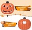 Halloween Pumpkin Decoration,8" LED Halloween Pumpkin Lantern,Pumpkin Shape Lamp Carousel 4