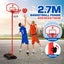 Kids Basketball System Hoop Stand 2.7m Carousel 3