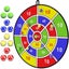 Dart Board for Kids,Kids Dart Board with Sticky Balls Boys Toy Carousel 6