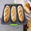 Silicone Baguette Pan French Bread Loaves Baking Mold Carousel 1