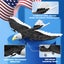 RC Plane, Remote Control Eagle Plane,RTF Airplane,2.4GHZ 2CH Flying Bird with 2 Carousel 15