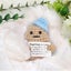 Mini Funny Positive Potato,3 Inch Knitted Crochet Doll,Ideal for Cheer Up Carousel 10