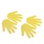 hand shape floor markers hand carpet markers hand palm spot marker non slip spot Carousel 1