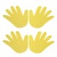 hand shape floor markers hand carpet markers hand palm spot marker non slip spot Carousel 8