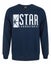 DC Comics Blue Sweatshirt (Mens) Carousel 1