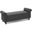 Artiss Storage Blanket Box 126Cm Linen Fabric Arm Foot Stool Couch Large Blanket Carousel 1