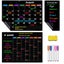 Magnetic Dry Erase Calendar for Refrigerator Monthly Planner Whiteboard Sheet Carousel 1
