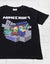 Minecraft Black Short Sleeved T-Shirt (Boys) Carousel 2