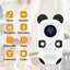 16GB MP3 Player for Kids,Cute Panda Portable Child Music Player Carousel 12