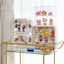 Display Case for Figures Clear Acrylic Organizer with Magnetic Door Wall-Mounted Carousel 9