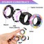 9Pcs Magnetic Rings Fidget Toy Set,Idea ADHD Anxiety Decompression Magnetic Carousel 5