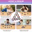 9Pcs Magnetic Rings Fidget Toy Set,Idea ADHD Anxiety Decompression Magnetic Carousel 8