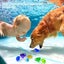 24Pcs Diving Gem Pool Toys Swimming Diving Toys with 2 Treasure Pirate Boxes Carousel 6