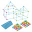 DIY Fort Building Kit 340pcs Construction Castle Builder Toy Carousel 11