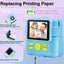 Instant Print Camera 1080P HD Ink Instant Photo Carousel 6