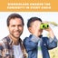 Binoculars for Kids Set with Magnifying Glass And Compass (Green) Carousel 3