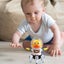 Dancing Lights Colorful Space Six Claws Electric Robot Music Swing Small Cute Du Carousel 6
