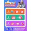 Light Up Bubble Pop Fidget Toy,Electronic Quick Push Game Console,Birthday Gifts Carousel 6